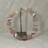 Chunky Beige and White Beaded Bead Designer Necklace