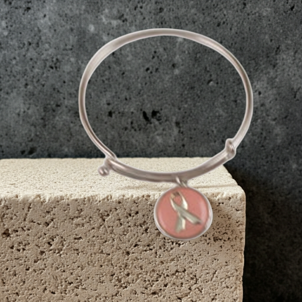 Pink Awareness Charm Bracelet