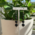 Long Black Onyx Earrings