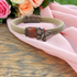 Beige Ragaliz Corduroy Rubber Bracelet