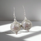 Endless Knot Thia Silver Drop Earrings