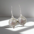 Endless Knot Thia Silver Drop Earrings