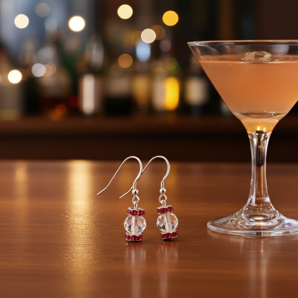 Fire And Ice Crystal Earrings