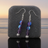 Lilac Beads Sterling Silver Earrings