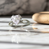Morganite Trillion Cut Gemstone Ring Size 7