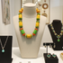 Citrus Kazuri Necklace Fair Trade Kazuri Bead Necklace