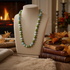 Shades Of Green Pearl Necklace