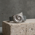Affordable  Cuff  Bracelet with Large Silver Abstract Focus