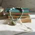 Handmade Fair Trade Kazuri Necklace Turquoise & Green Beads