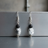 Black Onyx and Jasper Gemstone Earrings