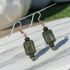 Rhyolite Gemstone Drop  Earrings