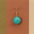 Fair Trade Bead Kazuri Peacock Drop Earrings