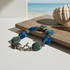 Blue and Silver Handmade  Bead  Classic Bracelet