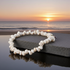 Tiger Moon Sea Shell Necklace