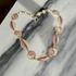 Kazuri Necklace in Pink and Ivory African Beads