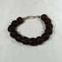 Brown Sea Glass Beaded Bracelet