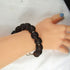 Brown Sea Glass Beaded Bracelet