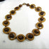Wood O-Ring Bead Necklace Unique Necklace