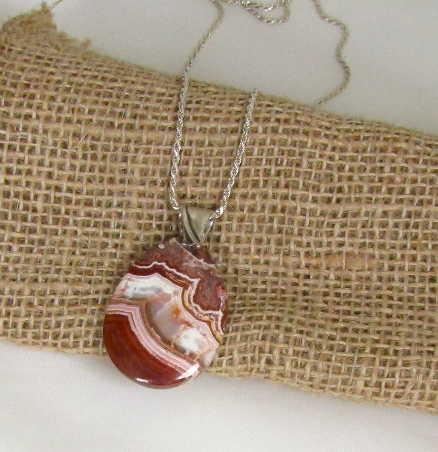 Rosette Stone Pendant Necklace - VP's Jewelry