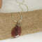 American Jasper Gemstone Pendant Necklace