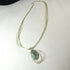 Variscite Gemstone Wire Wrap Pendant Necklace