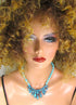 Design Aqua Gemstone Impression Jasper Bib Necklace