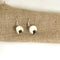 Beige Fair Trade Bead Earrings