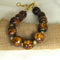 Big BoldBrown Beaded necklace