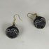 Black Teardrop Earrings