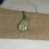 Pendant Necklace - Designer Cut Green Opal Pendant