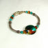 Handmade Amber Artisan Bead Bangle Bracelet