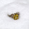 golden gemstone ring