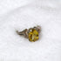 golden gemstone ring