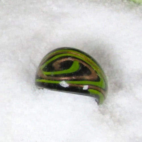 Fashion Ring Black & Green