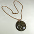 Bold Round Brown Fair Trade Pendant Necklace