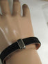 Black Man's Embossed Leather Bracelet