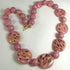 Handmade Kazuri Bead Necklace in Pink Fair Trade Bead