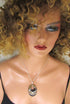 Tan & Brown Fair Trade Oval Pendant Necklace