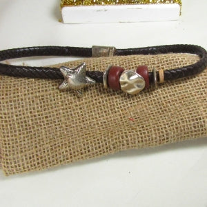 man's leather necklace
