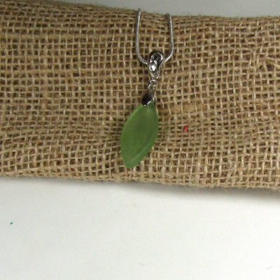 Green Sea Glass Pendant