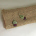 green  gemstone  earrings