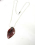 Raspberry Quartz Pendant On Sterling Silver Chaon