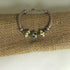 Black and Gold Handmade Artisan Bead Bangle Bracelet