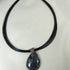 Gemstone Pietersite Pendant on Black Multi-strand  Neck Wire