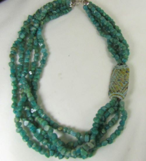 Multi-strand Gemstone Necklace Amazonite Necklace