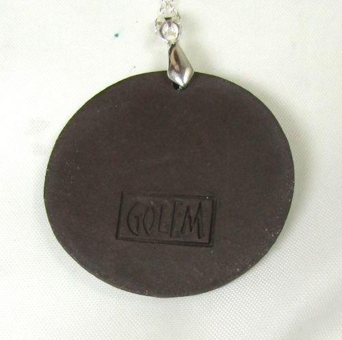 Grey, Aqua & White Artisan Bead Pendant Necklace