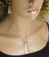 Cream Handmade Artisan Pendant Necklace & Earrings