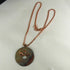 Artisan Rustic Matte Raku Glazed Ceramic Handmade Pendant Necklace
