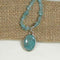 Handcrafted Amazonite and Apatite Beaded Necklace 
