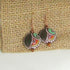 Green Artisan Drop Earrings